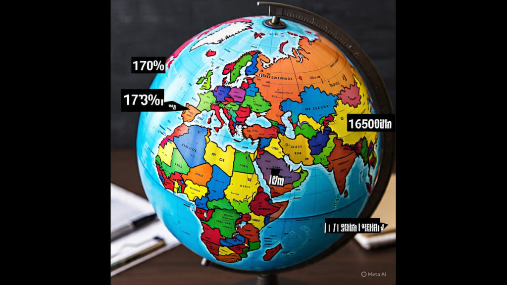 Global Minimum Corporate Tax: Why Countries Want a 15% Global Rate "Global tax system showing different country tax rates"