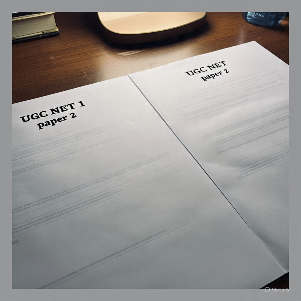 UGC NET Paper 1 and Paper 2 structure
