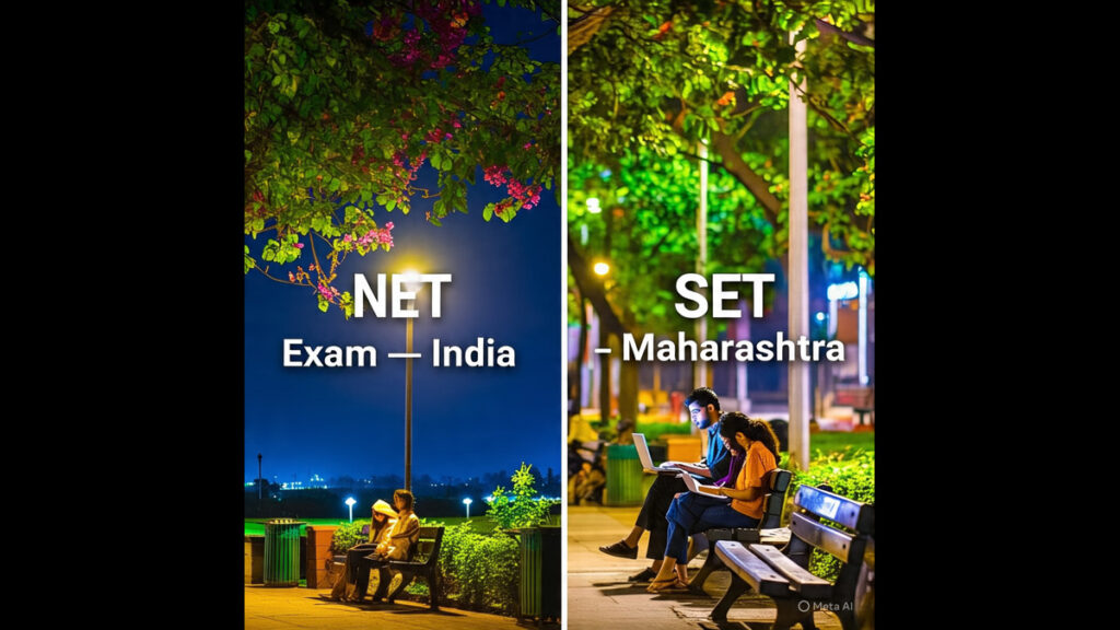 NET vs SET – Career Reach Compariso UGC -NET ,Maharashtra -SET