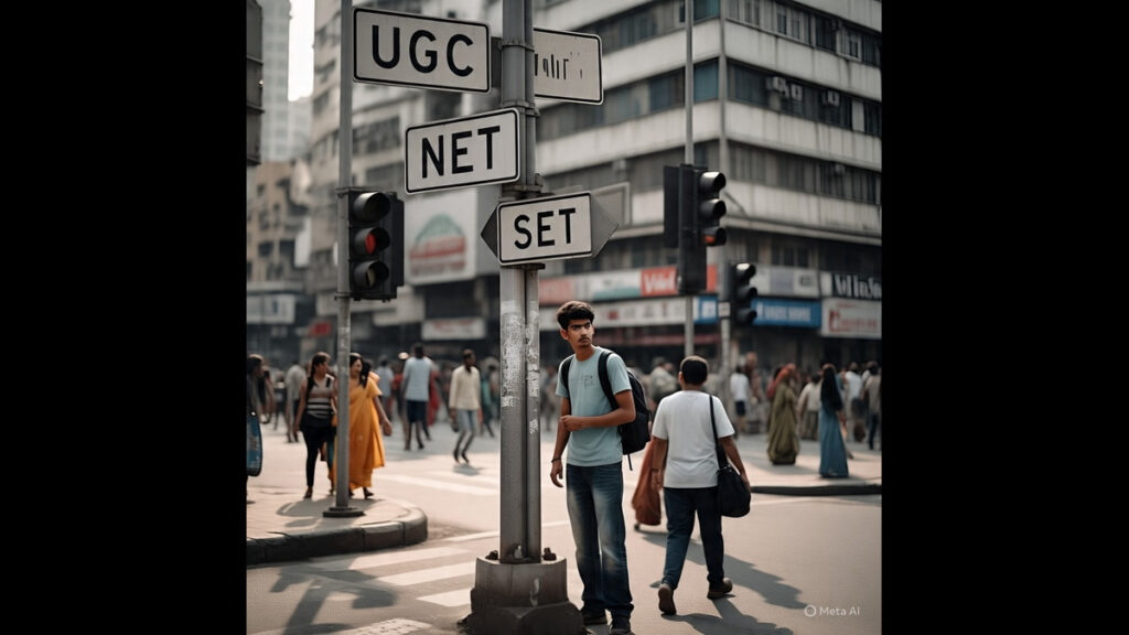 UGC NET vs SET Career Decision Confused commerce student deciding between UGC NET and SET