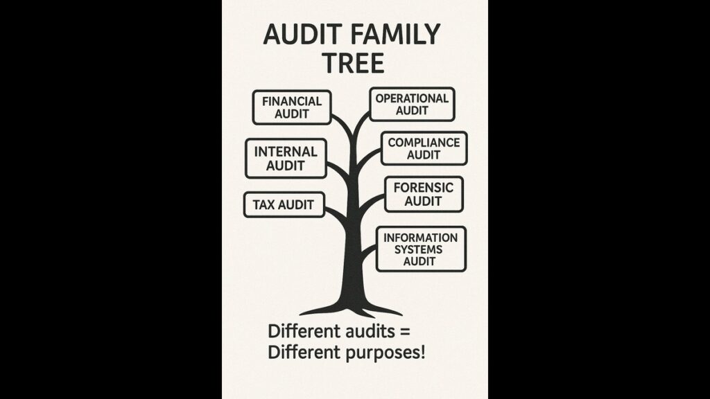 "Audit Family Tree"  7 types of audits for students