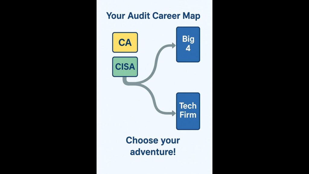 "Your Audit Career Map" Career paths in auditing